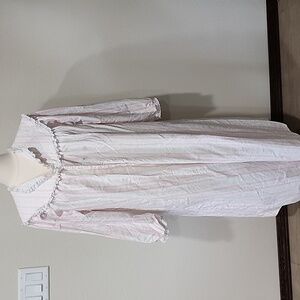 Lanz of Salzburg Tyrolean Flannel Nightgown Granny Cottagecore Floral size Large